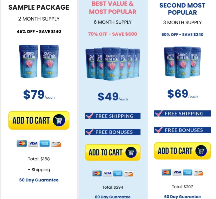 Cardio Slim Tea Cardio Slim Tea price